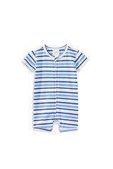 Milky Blue Stripe Zip Romper-bodysuits-and-rompers-Bambini