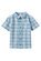 Milky Dusty Blue Check Shirt