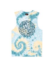 Santa Cruz Malba Crash Dot Mono Front Muscle Tee-tops-Bambini