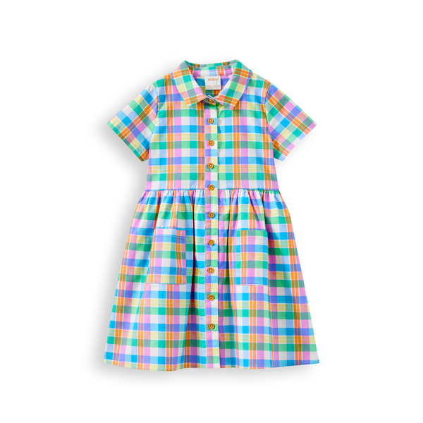 Milky Carnival Check Dress