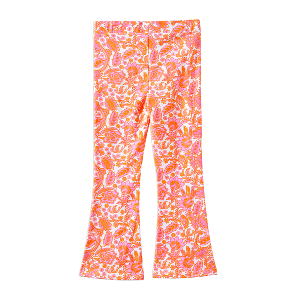 Milky Wild Paisley Flared Leggings