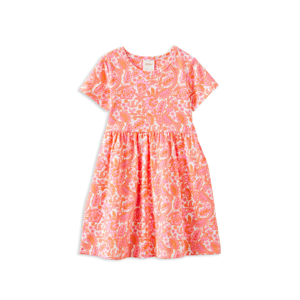 Milky Wild Paisley Dress