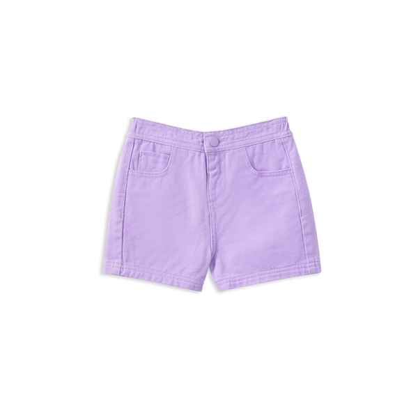Milky Lilac Twill Short