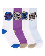 Santa Cruz Other Dot Crew Sock 4 Pack-underwear-and-socks-Bambini