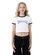 Santa Cruz Strange Hibiscus Ringer Baby Tee