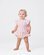 Goldie + Ace Antique Stripe Strawberry Lani Romper