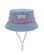 Goldie + Ace Chambray Gingham Bucket Hat