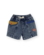 Goldie + Ace Colour Block Vintage Denim Shorts