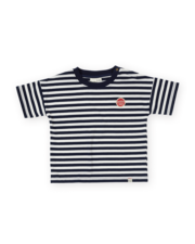 Goldie + Ace Essential Stripe Logo T-Shirt-tops-Bambini