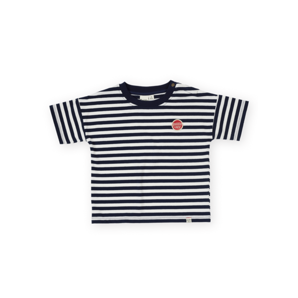 Goldie + Ace Essential Stripe Logo T-Shirt