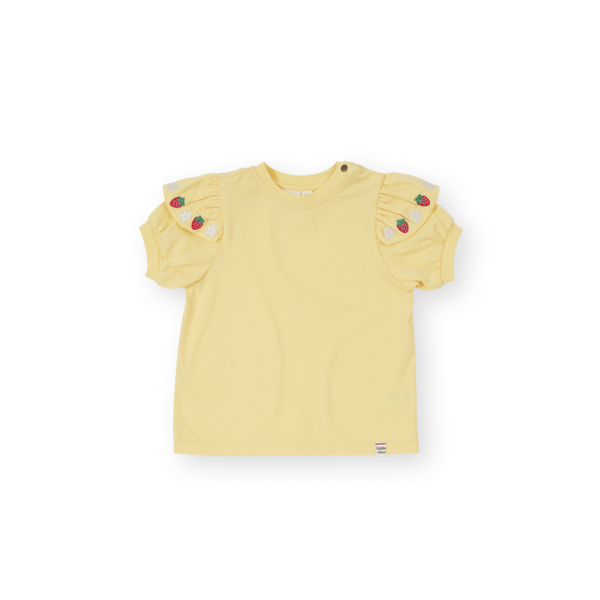 Goldie + Ace Flounce Shoulder Strawberry Top