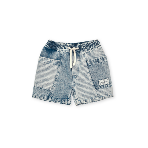 Goldie + Ace Pin Stripe Noah Pocket Shorts