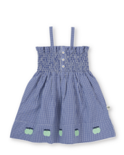 Goldie + Ace Shirred Gingham Apple Dress-dresses-and-skirts-Bambini