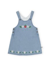 Goldie + Ace Wild Strawberry Pinafore Dress-dresses-and-skirts-Bambini