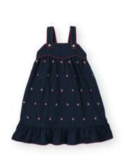 Goldie + Ace Mini Strawberry Embroidered Dress-dresses-and-skirts-Bambini