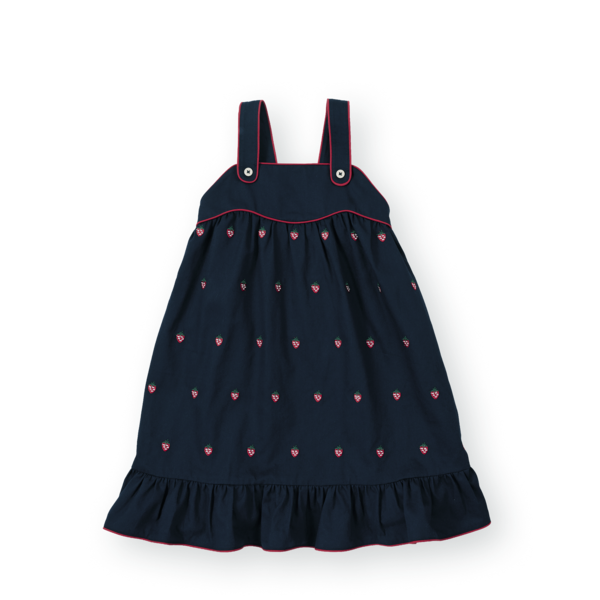 Goldie + Ace Mini Strawberry Embroidered Dress