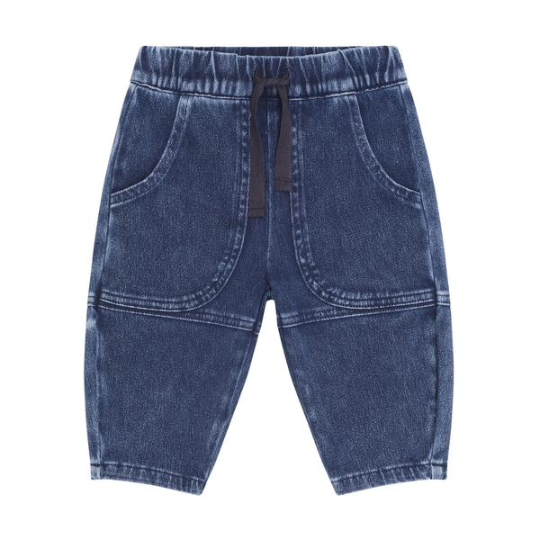 Huxbaby Knit Denim Pocket Pant
