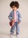 Huxbaby Dreamy Denim Cherry Paperbag Pant