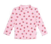 Huxbaby Strawberry Print Rib Skivvy-tops-Bambini