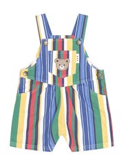 Huxbaby Variegated Stripe Shortalls-bodysuits-and-rompers-Bambini