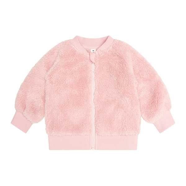 Huxbaby Cherry Bow Furry Jacket