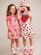 Huxbaby Strawberry Emb Stripe Pinafore