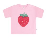 Huxbaby Furry Strawberry Slouchy Tee-tops-Bambini