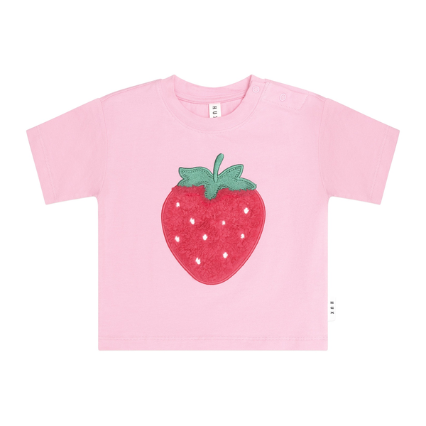 Huxbaby Furry Strawberry Slouchy Tee