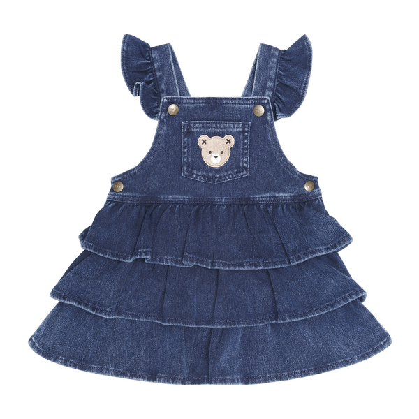 Huxbaby Dreamy Denim Pinafore