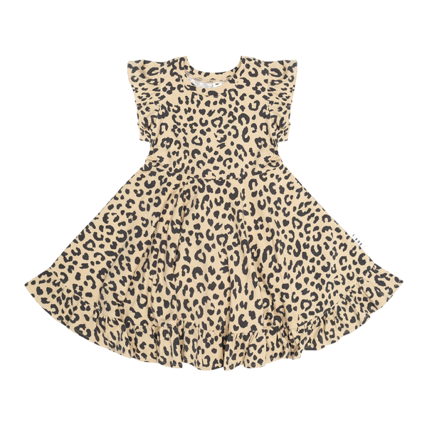 Huxbaby Leopard SS Swing Dress
