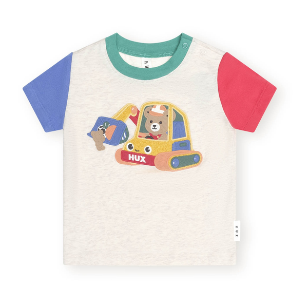 Huxbaby Excavator Hux Spliced Tee