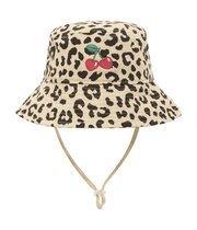 Huxbaby Leopard Cherry Bucket Hat-hats-and-sunglasses-Bambini