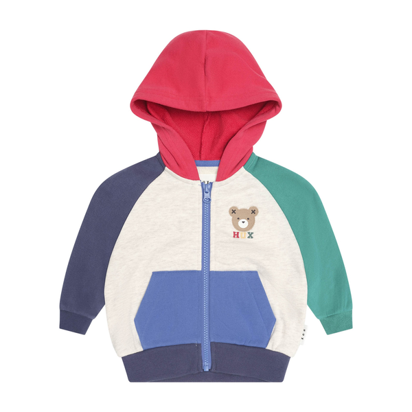 Huxbaby Colour Block Raglan Hoodie