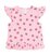 Huxbaby Strawberry Print Rib Peplum Tee