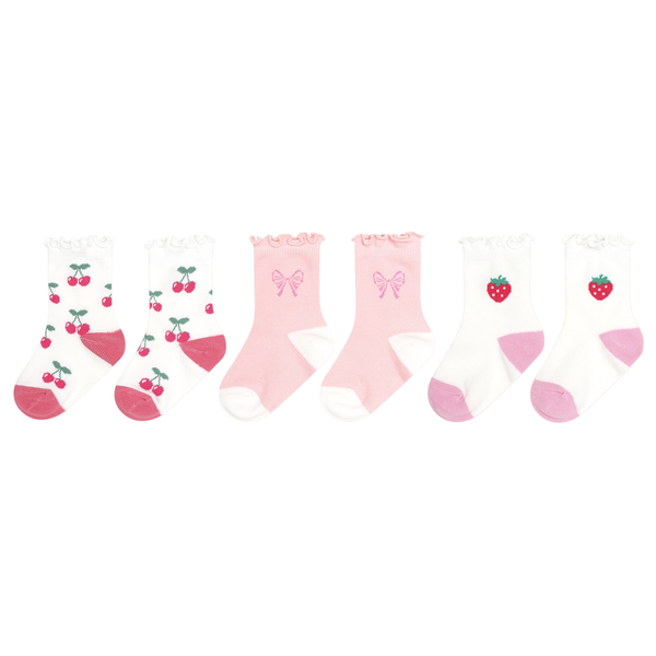 Huxbaby 3pk Girls Frill Socks