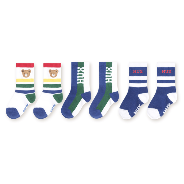Huxbaby 3pk Boys Sports Socks