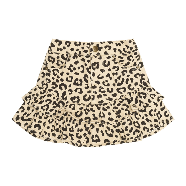 Huxbaby Leopard Frill Skirt