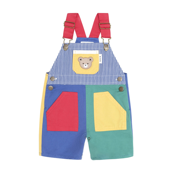 Huxbaby Colour Block Pocket Shortall