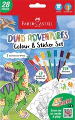 Faber-Castell Stickers & Colouring Book Set-arts-and-crafts-Bambini