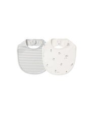 Quincy Mae Jersey Snap Bib 2 Pack-organic-Bambini