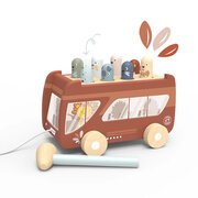 Speedy Monkey 2 in 1 Wooden Bus Pounding Bench-toys-Bambini