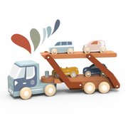 Speedy Monkey Car Carrier Truck with 4 cars-toys-Bambini