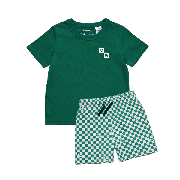 Crywolf Short Sleeve Sleep Set