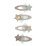 Mimi & Lula Midi Clip 4 Pack