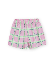 Goldie + Ace Apple Check Shorts-pants-and-shorts-Bambini