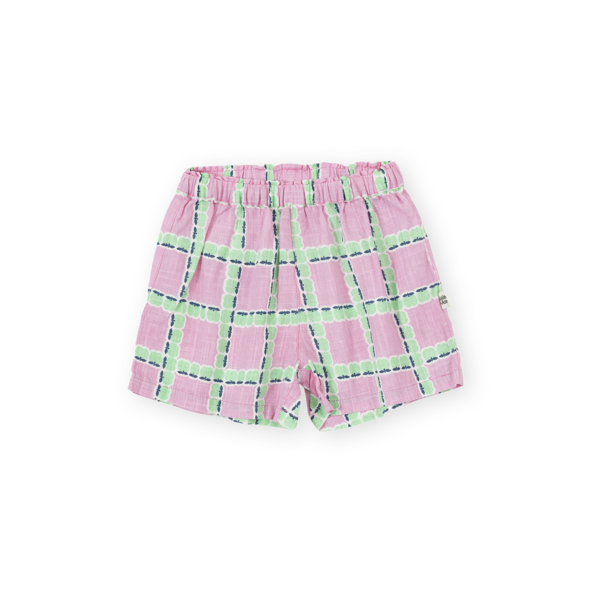 Goldie + Ace Apple Check Shorts