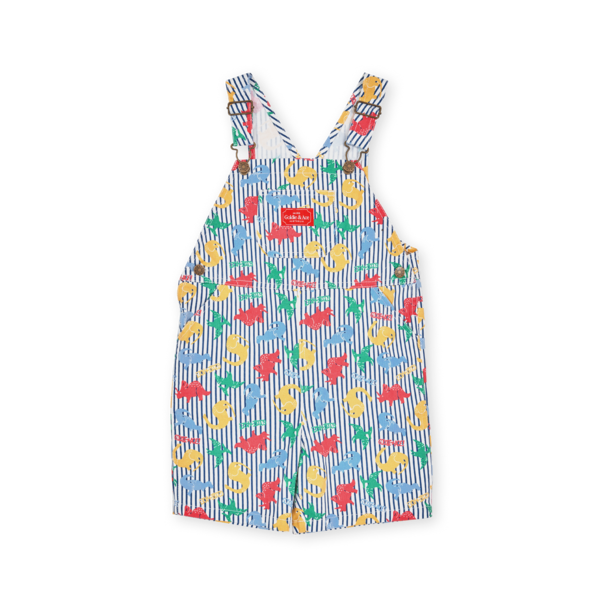 Goldie + Ace Dino Print Burton Overalls