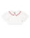Goldie + Ace Scallop Collar Strawberry Cropped Blouse