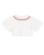Goldie + Ace Scallop Collar Strawberry Cropped Blouse