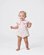 Goldie + Ace Scallop Collar Strawberry Romper
